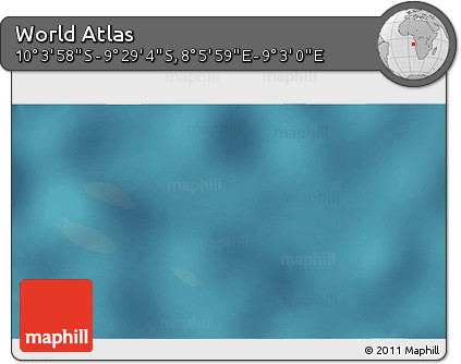 Satellite 3D Map of the Area around 9° 46' 31" S, 8° 34' 29" E