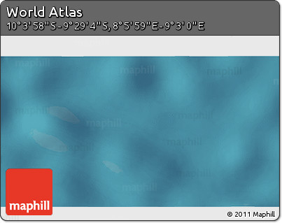 Satellite 3D Map of the Area around 9° 46' 31" S, 8° 34' 29" E