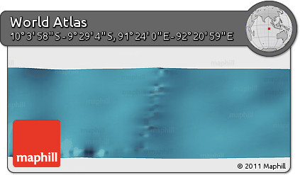 Satellite Panoramic Map of the Area around 9° 46' 31" S, 91° 52' 30" E