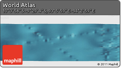 Satellite Panoramic Map of the Area around 9° 46' 31" S, 93° 34' 29" E