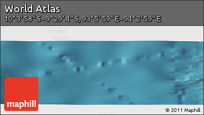 Satellite Panoramic Map of the Area around 9° 46' 31" S, 93° 34' 29" E