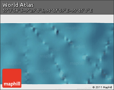 Satellite 3D Map of the Area around 9° 46' 31" S, 95° 16' 30" E