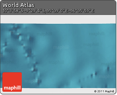 Satellite 3D Map of the Area around 9° 46' 31" S, 96° 7' 30" E