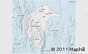 Gray 3D Map of Australian Capital Territory