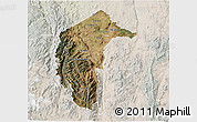 Satellite 3D Map of Australian Capital Territory, lighten
