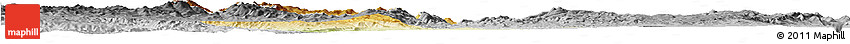 Physical Horizon Map of Australian Capital Territory, desaturated
