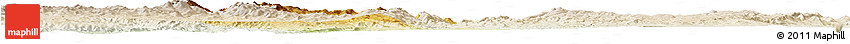 Physical Horizon Map of Australian Capital Territory, lighten