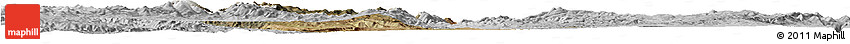 Satellite Horizon Map of Australian Capital Territory, lighten, desaturated