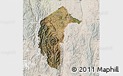 Satellite Map of Australian Capital Territory, lighten