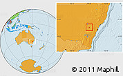 Political Location Map of Bathurst