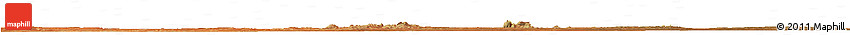 Satellite Horizon Map of Bourke