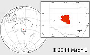 Blank Location Map of Cobar