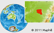 Physical Location Map of Cobar