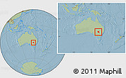 Savanna Style Location Map of Cobar, within the entire country, hill shading