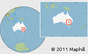 Savanna Style Location Map of Cobar, highlighted country, within the entire country