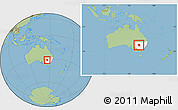 Savanna Style Location Map of Cobar, highlighted parent region, within the entire country