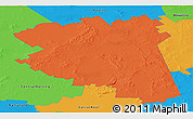 Political Panoramic Map of Cobar