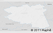 Silver Style Panoramic Map of Cobar