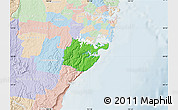 Political Map of Sutherland Shire, lighten