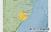 Savanna Style Map of Sutherland Shire