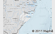 Silver Style Map of Sutherland Shire