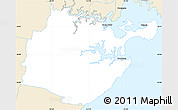 Classic Style Simple Map of Sutherland Shire