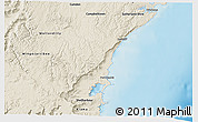 Shaded Relief 3D Map of Wollongong