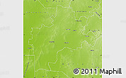 Physical Map of Barcoo