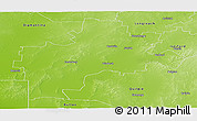 Physical Panoramic Map of Barcoo