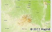 Physical 3D Map of Bauhinia