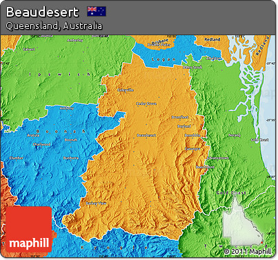 Map Of Beaudesert Qld Free Political Map Of Beaudesert