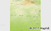 Physical Panoramic Map of Booringa
