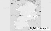 Silver Style Panoramic Map of Booringa