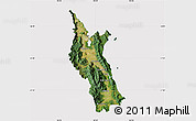 Satellite Map of Cairns, cropped outside