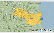 Savanna Style 3D Map of Caloundra