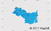 Political Map of Caloundra, cropped outside