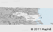 Gray Panoramic Map of Caloundra