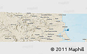 Shaded Relief Panoramic Map of Caloundra