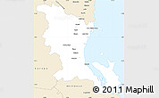 Classic Style Simple Map of Cardwell