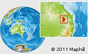 Physical Location Map of Chinchilla