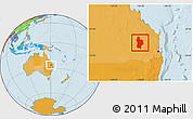 Political Location Map of Chinchilla