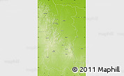 Physical Map of Cloncurry