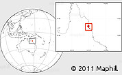 Blank Location Map of Douglas