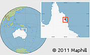 Savanna Style Location Map of Douglas, highlighted country