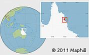 Savanna Style Location Map of Douglas, highlighted parent region