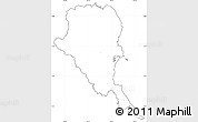 Blank Simple Map of Douglas, cropped outside, no labels