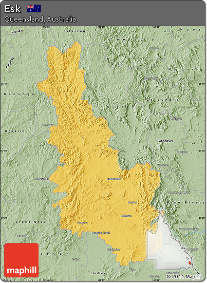 Savanna Style Map of Esk