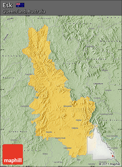 Savanna Style Map of Esk