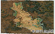 Satellite Panoramic Map of Esk, darken