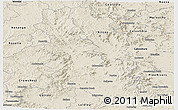 Shaded Relief Panoramic Map of Esk